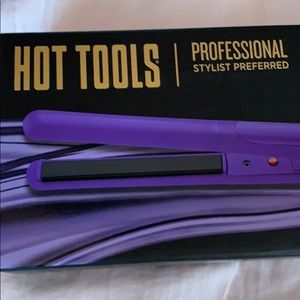 NIB HOT TOOLS 3/8” SALON FLAT IRON TOURMALINE